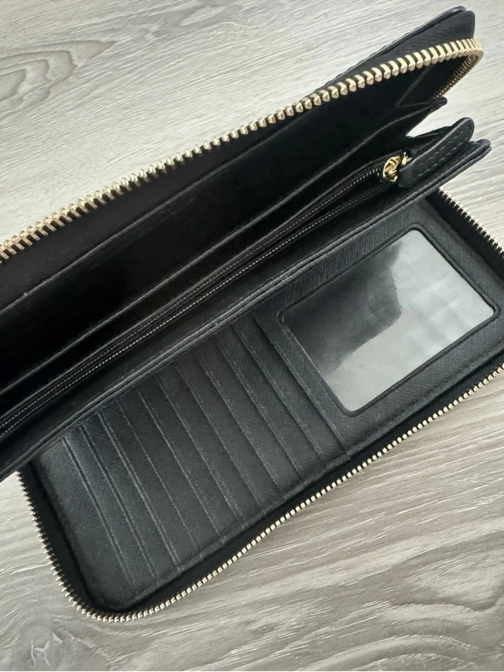 sold Michael Kors Jet Set Continental Travel Clutch - Navy Blue Large